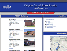 Tablet Screenshot of directory.fairport.org